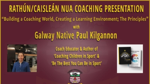 Coaching Workshop with Paul Kilgannon