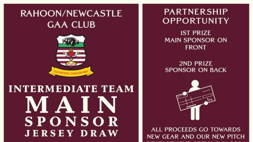 Rahoon/Newcastle GAA Intermediate Jersey Draw 2023