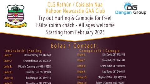 Hurling & Camogie Contacts